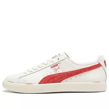 Кроссовки clyde neverworn 3 'white club red' Puma, белый