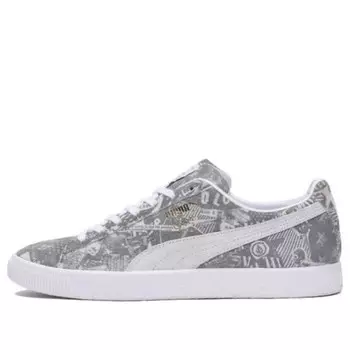 Кроссовки clyde rt x volcom 'grey' Puma, серый