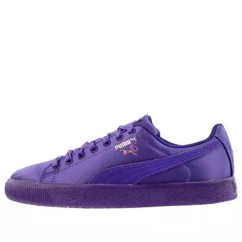 Кроссовки clyde satin 'violet indigo' Puma, фиолетовый