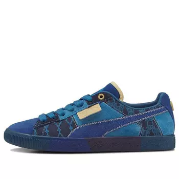 Кроссовки clyde vintage x dapper dan 'pre-game runway - blue' Puma, синий