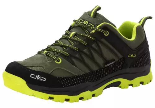Кроссовки CMP "KIDS RIGEL LOW TREKKING SHOES KIDS", цвет Kaki-Acido