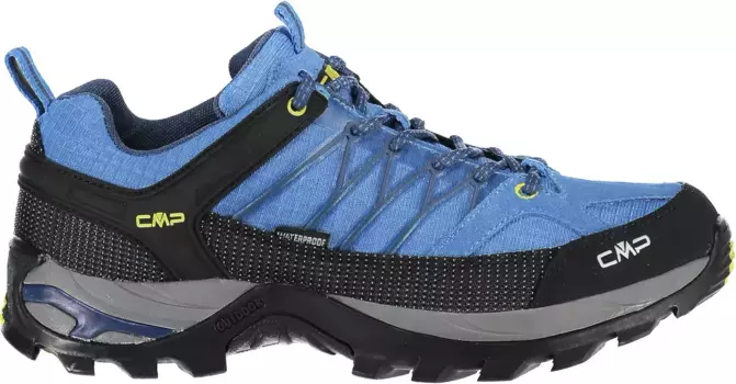 Кроссовки CMP "RIGEL LOW TREKKING SHOES WP", водонепроницаемые, цвет морской волны