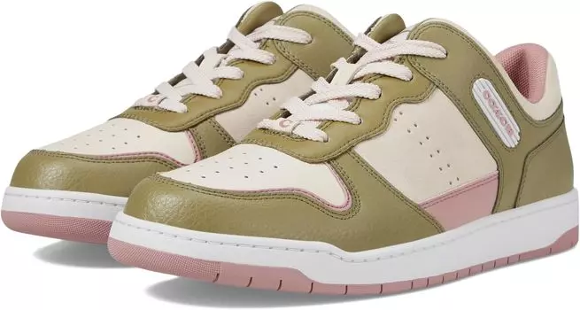 Кроссовки COACH C201, цвет Moss/Light Rose