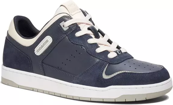 Кроссовки COACH C201 Mixed Material Sneaker, цвет Midnight Navy