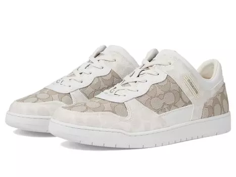 Кроссовки COACH C201 Mixed Signature 1, бежевый