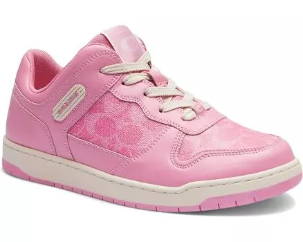 Кроссовки COACH C201 Signature, цвет Vivid Pink