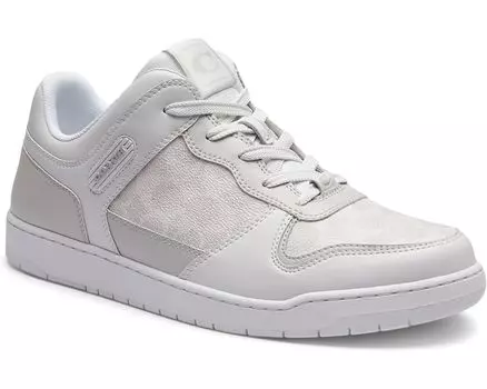 Кроссовки COACH C201 Signature Sneaker, цвет Optic White