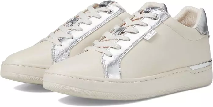Кроссовки COACH Lowline, цвет Chalk/Silver
