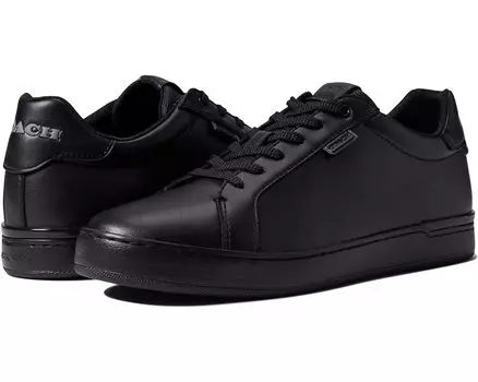 Кроссовки COACH Lowline Leather Low Top, черный