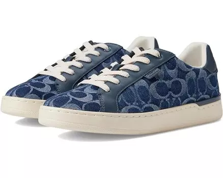Кроссовки COACH Lowline Signature C Denim, цвет Blue Denim