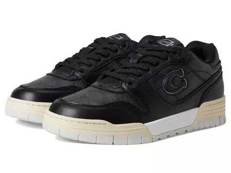 Кроссовки COACH Soho Sneakers with Signature Canvas, цвет Charcoal/Black