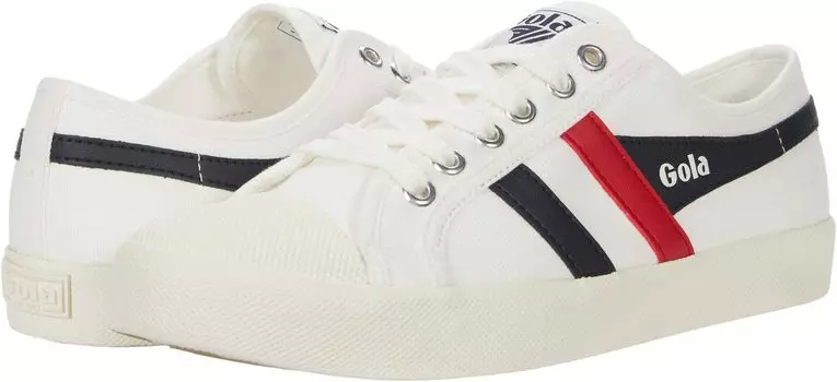 Кроссовки Coaster Gola, цвет Off-White/Navy/Red