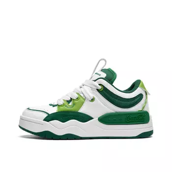 Кроссовки Coca-Cola Skateboarding Shoes Unisex Low-top, зеленый