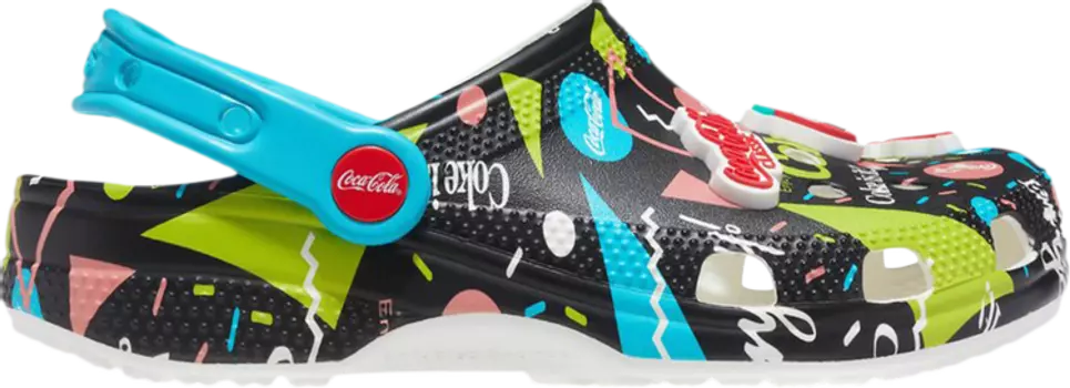 Кроссовки Coca-Cola x Classic Clog 90s - Black, черный