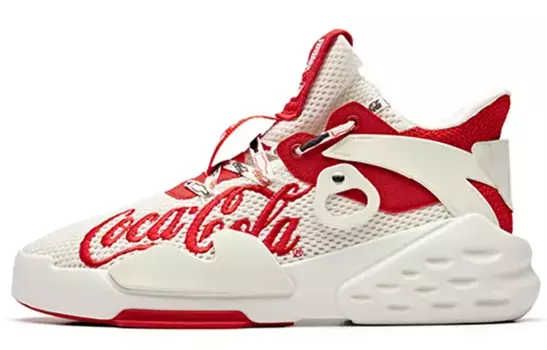 Кроссовки Coca-Cola X Sock «Бело-красные» Anta
