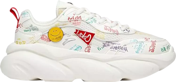 Кроссовки Coca Cola x Wmns Life Series 'Meow Cat Paw', белый