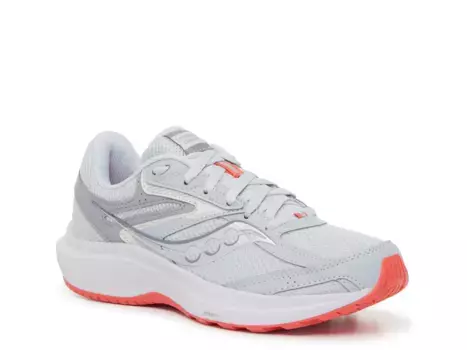 Кроссовки Cohesion 17 Running Shoe Saucony, цвет cloudgrey_cayenneorange