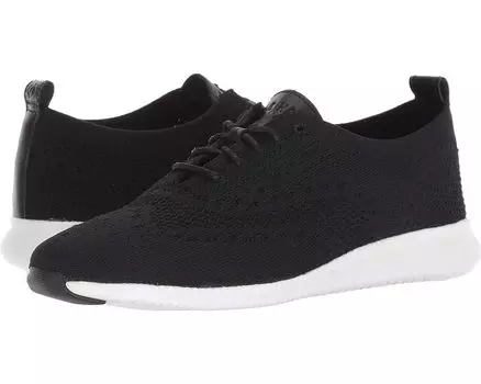 Кроссовки Cole Haan 2.Zerogrand Stitchlite Oxford, цвет Black/Optic White