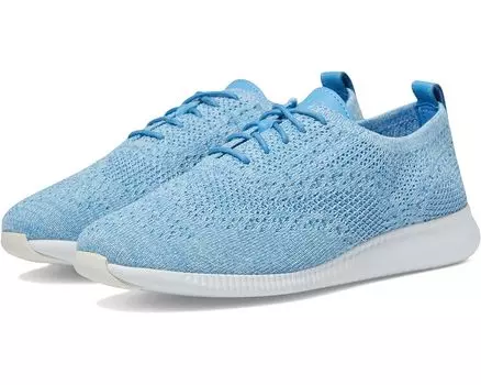 Кроссовки Cole Haan 2.Zerogrand Stitchlite Oxford, цвет Azure Blue/Oxford Blue Pretwisted Knit/Optic White