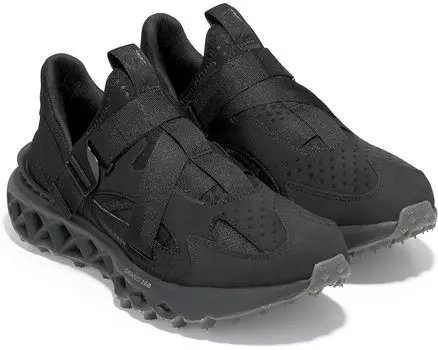 Кроссовки Cole Haan 5.Zerogrand Monk Strap Runner, цвет Black/Black/Black