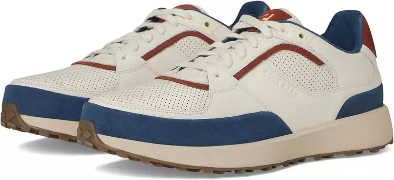 Кроссовки Cole Haan Grand Crosscourt Downtown Sneakers, цвет Ivory/Dark Cuoio/Light Sesame