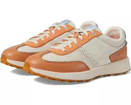 Кроссовки Cole Haan Grand Crosscourt Medow Runner, цвет Birch/Nylon Natural Tan/Tangerine Suede