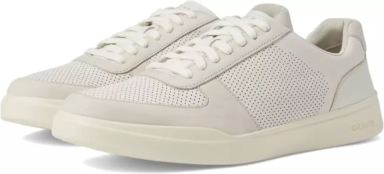 Кроссовки Cole Haan Grand Crosscourt Modern Perf Sneaker, цвет Ivory/Silver Birch
