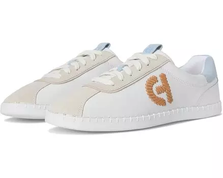 Кроссовки Cole Haan Grandpro Acelia Sneakers, цвет White/Silver Birsuede/Skyway Suede