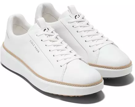 Кроссовки Cole Haan Grandpro Ashland Golf, цвет Optic White/Natural/Optic White