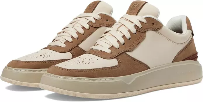 Кроссовки Cole Haan Grandpro Crossover Sneakers, цвет Sand Dollar Nubuck/Silver Lining/Irish Coffee