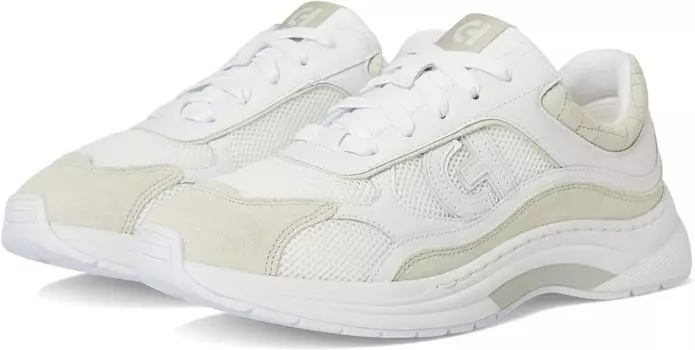 Кроссовки Cole Haan Grandpro Eleeana Runners, цвет White Leather/Silver Birchsuede