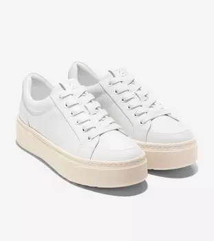 Кроссовки Cole Haan GrandPro Max Platform, цвет optic white-ivory
