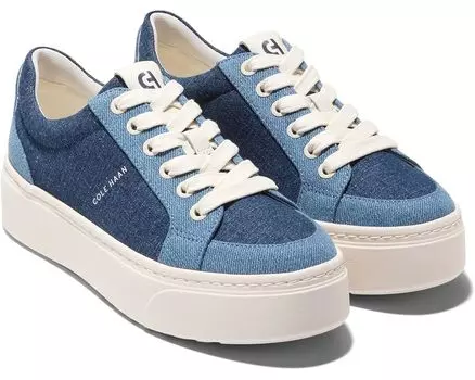 Кроссовки Cole Haan Grandpro Max Platform Sneakers, цвет Denim Multi/Ivory