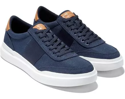 Кроссовки Cole Haan Grandpro Rally Canvas II, цвет Navy Blazer/Natural Tan/Optic White