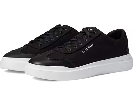 Кроссовки Cole Haan Grandpro Rally Canvas T-Toe, цвет Black/Optic White