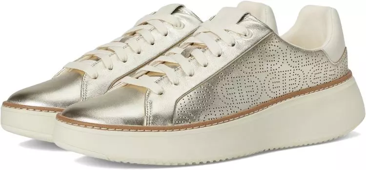 Кроссовки Cole Haan Grandpro Topspin Sneaker, цвет Soft Gold Metallic/Perf Leather/Ivory