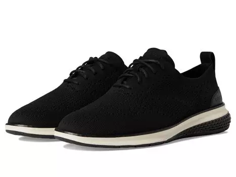 Кроссовки Cole Haan Original Grand Energy Weave Stitchlite Wing Oxford, цвет Black/Ivory/Ivory