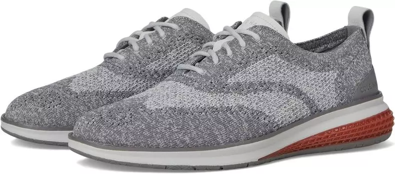 Кроссовки Cole Haan Original Grand Energy Weave Stitchlite Wing Oxford, цвет Quiet Shade/Micro Chip/Picante