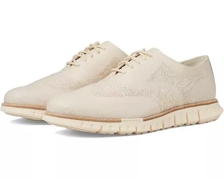 Кроссовки Cole Haan Zerogrand Remastered Remaster Embrostitch Wingtip, цвет Whitecap Gray/Ivory