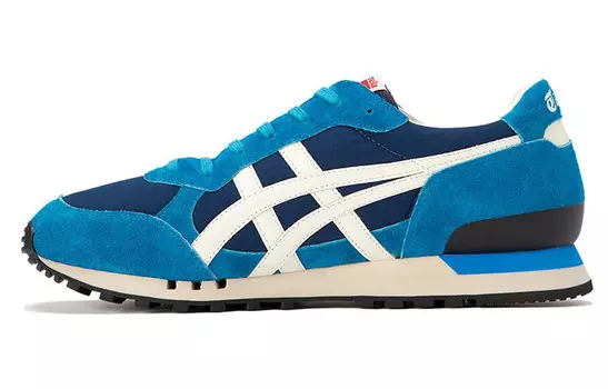 Кроссовки Colorado Series Lifestyle унисекс с низким верхом белого/королевского синего/папоротникового зеленого цвета Onitsuka Tiger