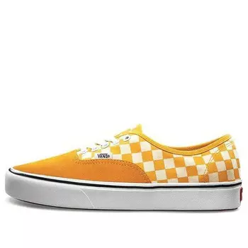 Кроссовки comfycush authentic 'checker zinnia' Vans, желтый