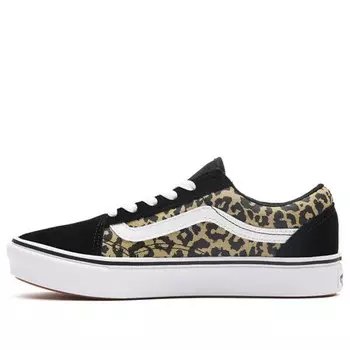 Кроссовки comfycush old skool kids 'leopard' Vans, черный