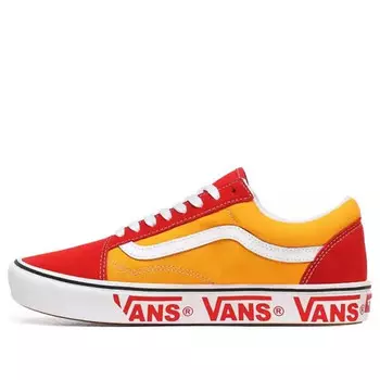 Кроссовки comfycush old skool 'tape mix - red cadmium' Vans, красный