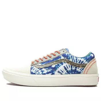 Кроссовки comfycush old skool tie-dye 'blue white' Vans, синий