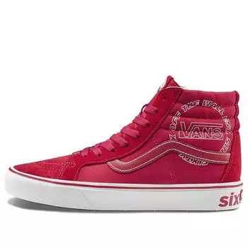 Кроссовки comfycush sk8-hi reissue 'red white' Vans, красный