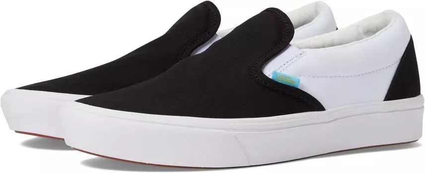 Кроссовки ComfyCush Slip-On Vans, цвет Showcase Black/Multi