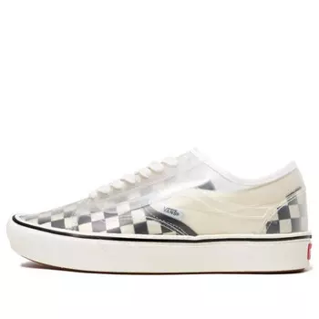 Кроссовки comfycush slip-skool 'checkerboard - white' Vans, черный