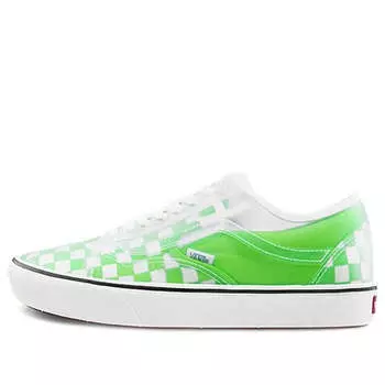 Кроссовки comfycush slip-skool 'green gecko/true white' Vans, зеленый