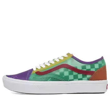 Кроссовки comfycush slip-skool (j@zz) deep 'green purple' Vans, зеленый