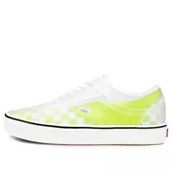 Кроссовки comfycush slip-skool 'safety yellow checkerboard' Vans, желтый